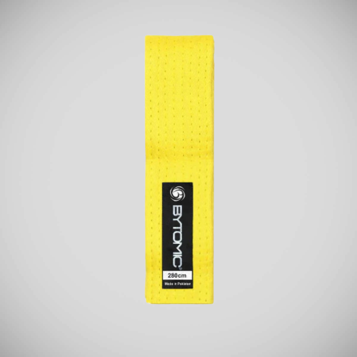 Yellow Bytomic Kids 100% Cotton Martial Arts Belt