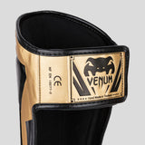 Venum Elite Stand Up Shin Guards Gold/Black