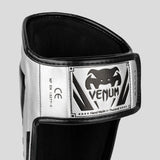 Venum Elite Stand Up Shin Guards Silver/Black