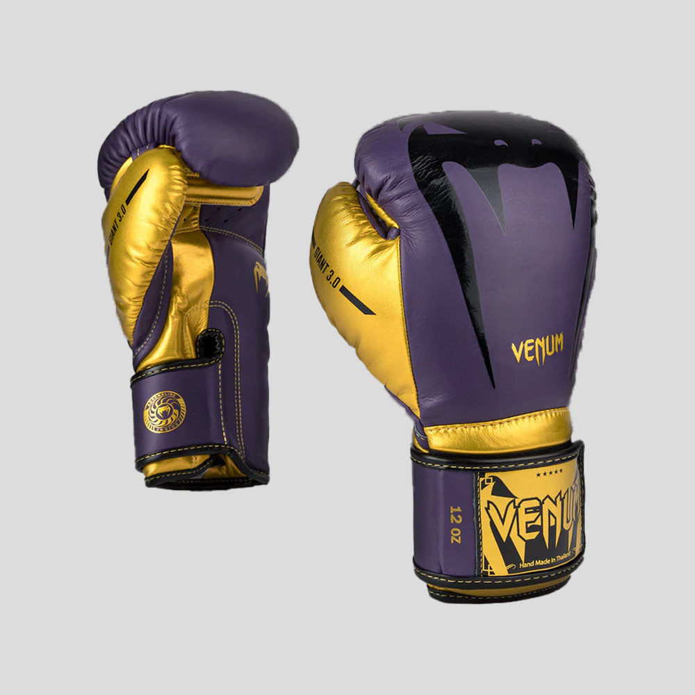 Venum Giant 3.0 Boxing Gloves Dark Purple/Gold