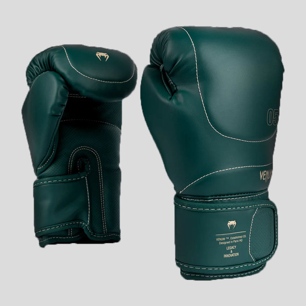 Venum Impact Evo Boxing Gloves Emerald Green