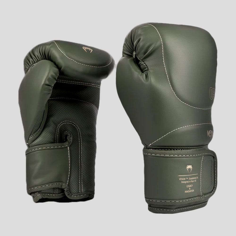 Venum Impact Evo Boxing Gloves Military Green