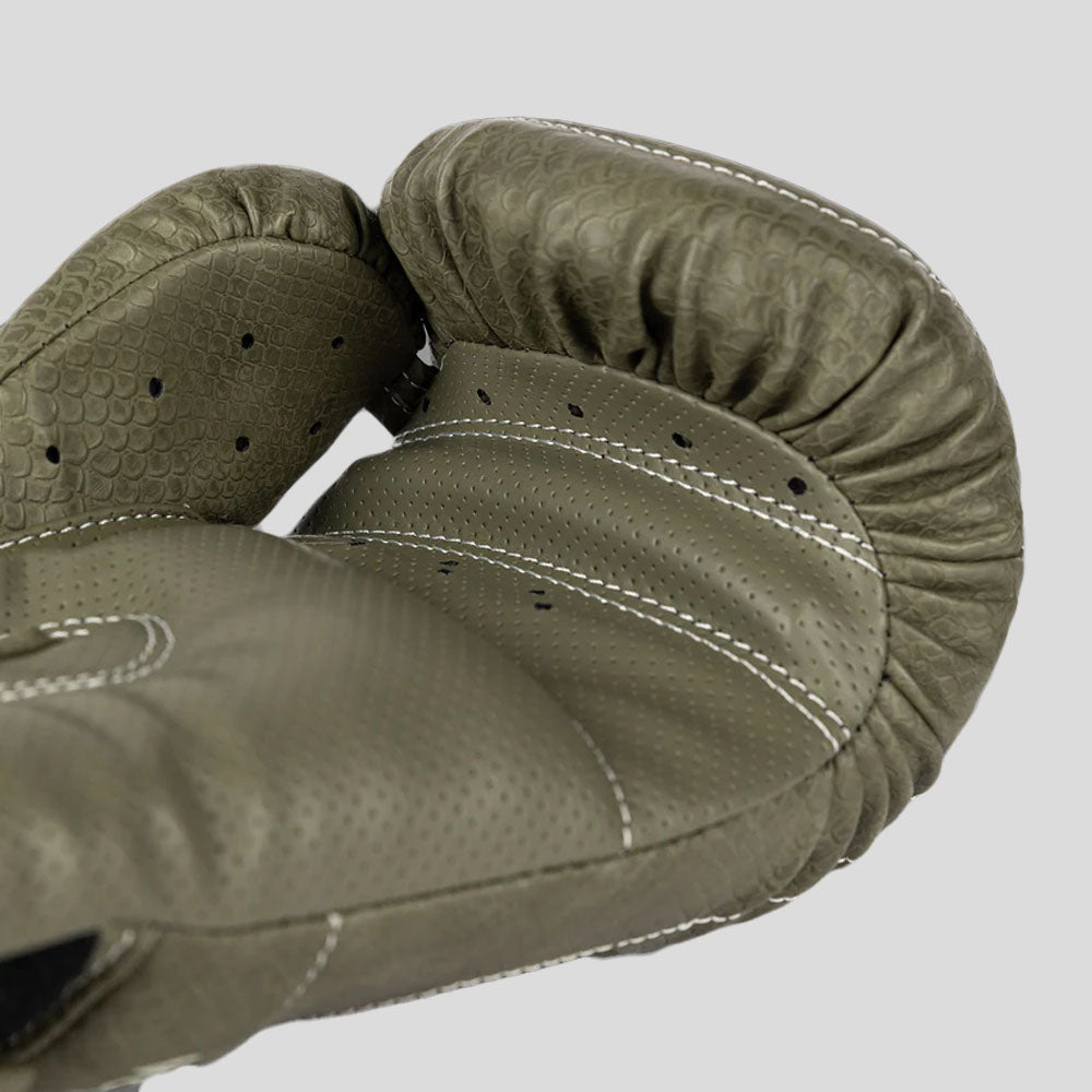 Venum Impact Evo Scales Boxing Gloves Army Green