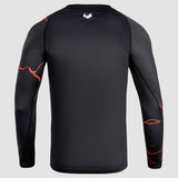 Black/Red Fumetsu Kintsugi Long Sleeve Rash Guard