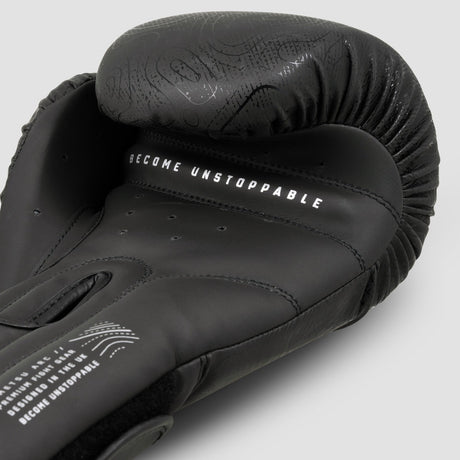 Black/Silver Fumetsu Arc Boxing Gloves