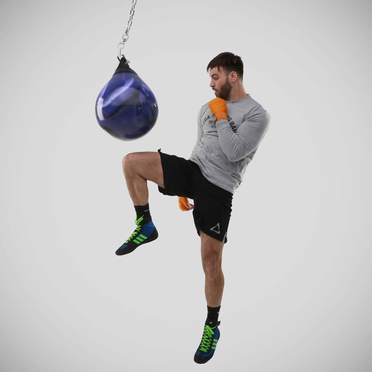 Purple Aqua 15" 75lb Energy Punching Bag