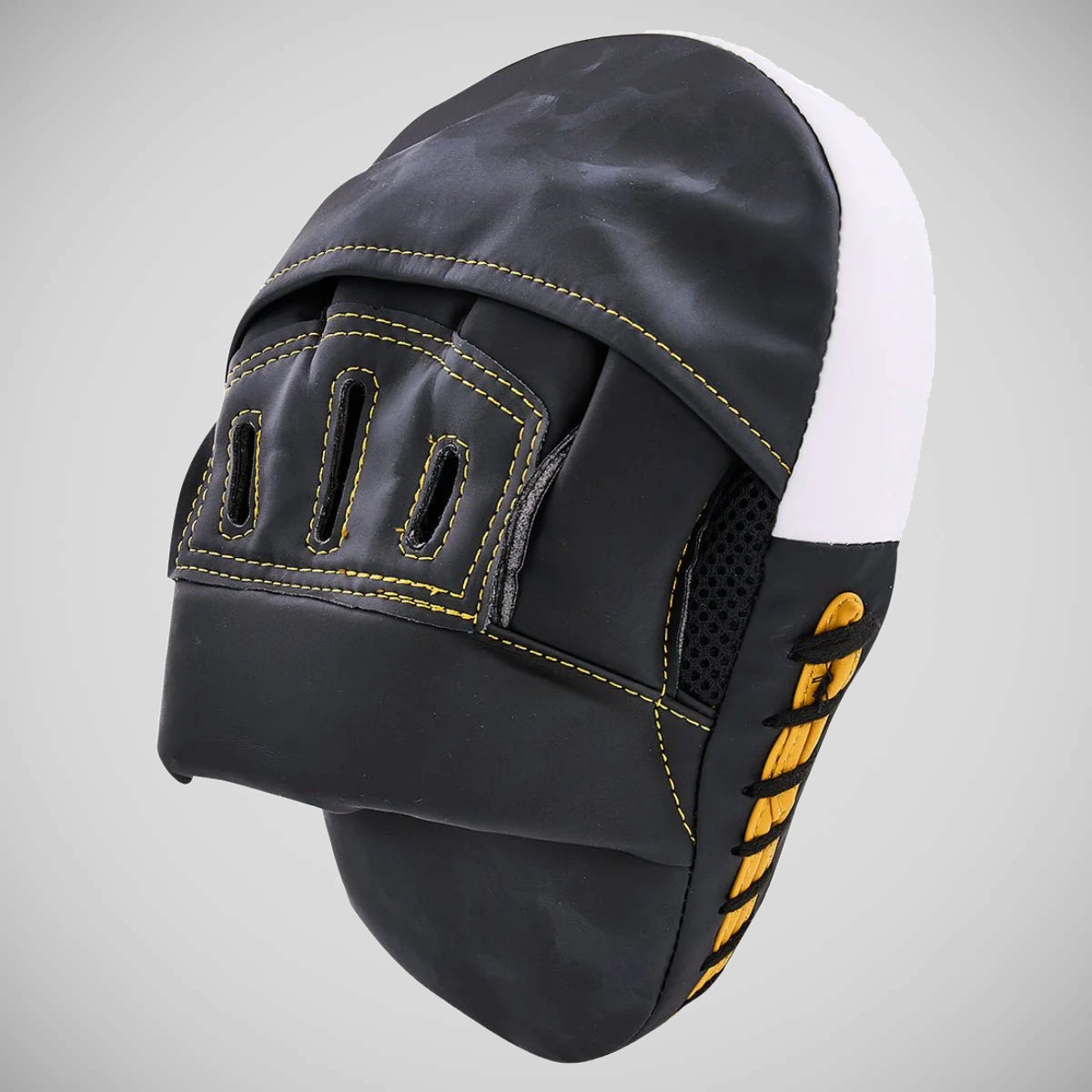 White/ Gold Century Partner Training Gloves and Mitts Combo