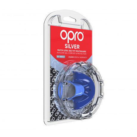 Opro Silver Gen 4 Mouth Guard Blue/Light Blue