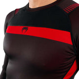 Venum No Gi 3.0 Long Sleeve Rash Guard Black-Red
