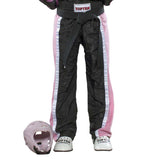 Top Ten Kids Mesh Kickboxing Pants Black-Pink