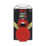 Opro Junior UFC Gold Mouth Guard Red Metal/Silver