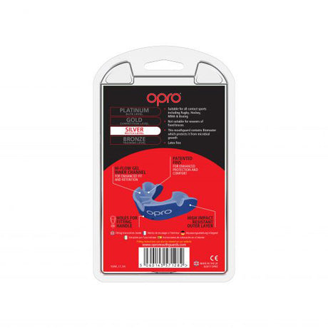 Opro Silver Gen 4 Mouth Guard Blue/Light Blue