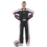 Top Ten Kids Mesh Kickboxing Pants Black-Pink