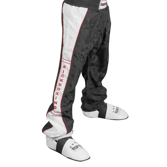 Top Ten Kickboxing Uniform Pants Black/White