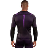 Venum No Gi 3.0 Long Sleeve Rash Guard Black-Purple