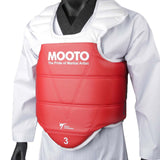 Mooto S2 Reversible Chest Guard - Red-Blue
