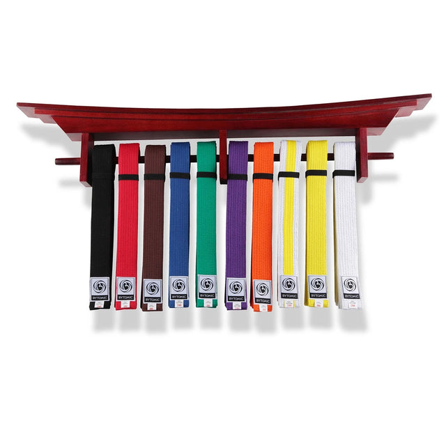 Bytomic Wood Toriigate Belt Display Rack